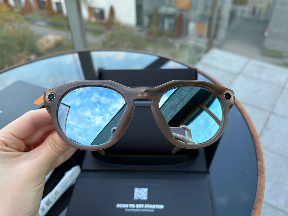 Smart okulary Oakley Meta HSTN Brown Smoke Prize Deep Water Polarized