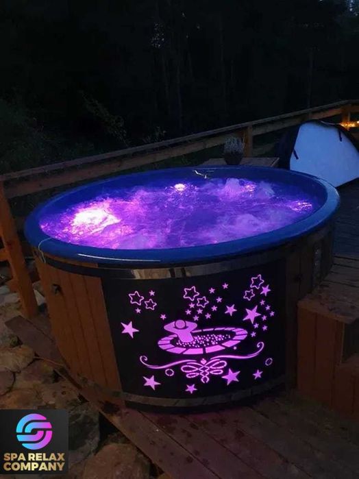 Чан на дрова Купель на дрова Гаряча бочка Вуличне офуро