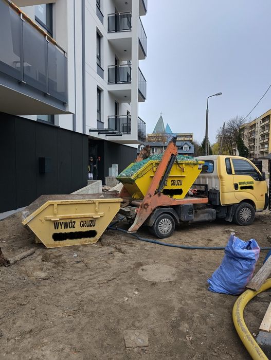 Wywóz gruzu 250zł Wynajem Kontener Skip Gruz Wąskie wjazdy Radom i okolice 24/7