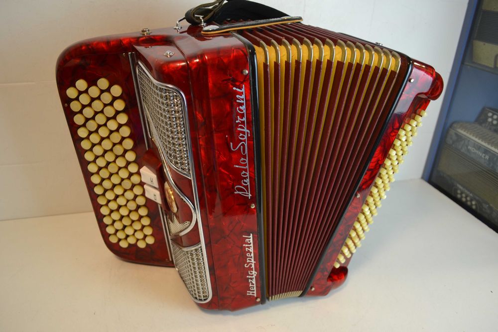 Acordeao Paolo Soprani Especial 2 voz.