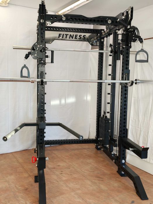 1a. Power Rack + suwnica smitha + brama NOWA maszyna fitness sprzęt siłowy siłownia