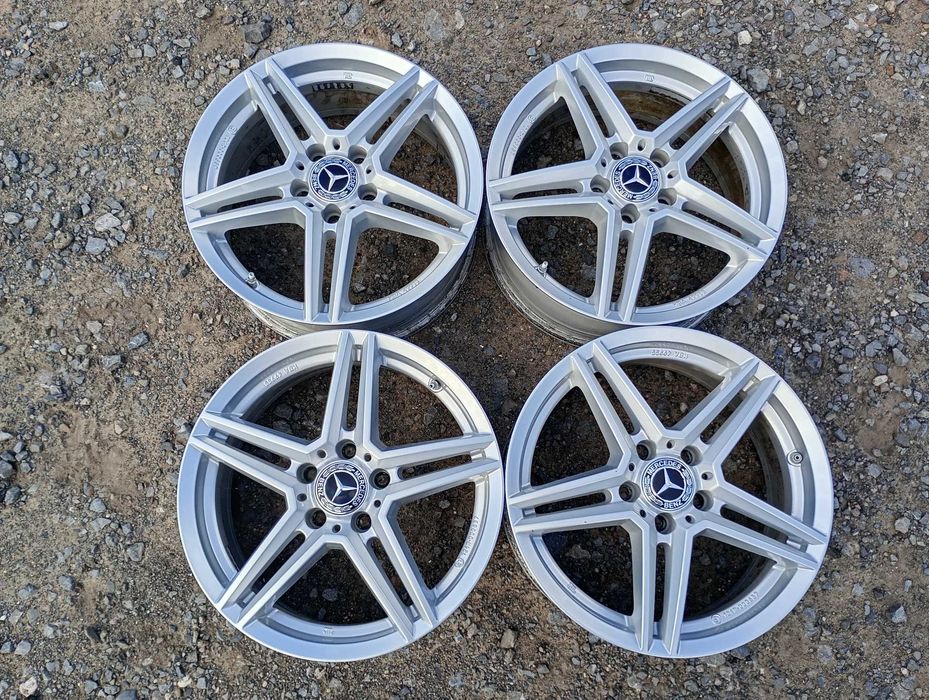 Mercedes VW Audi 17cali 5x112 7Jx17H2 ET48,5 Idealny stan + czujniki