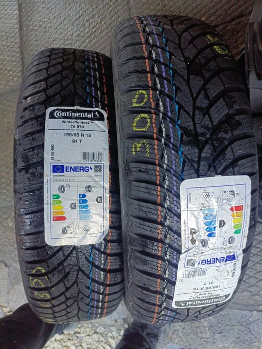 Nowe opony zimowe 195/65/15 Continental 2 sztuki 2025r