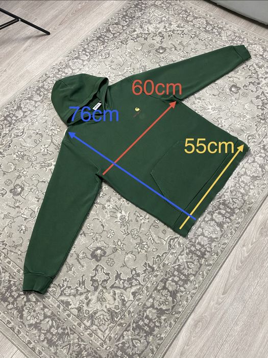 Carhartt Zielona Bluza z Kapturem Vintage Rozmiar XL L