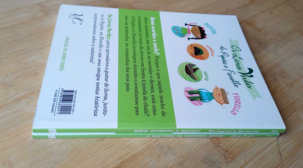 Os Livros Verdes de Pepita e Fiorello_ Livros Infantis