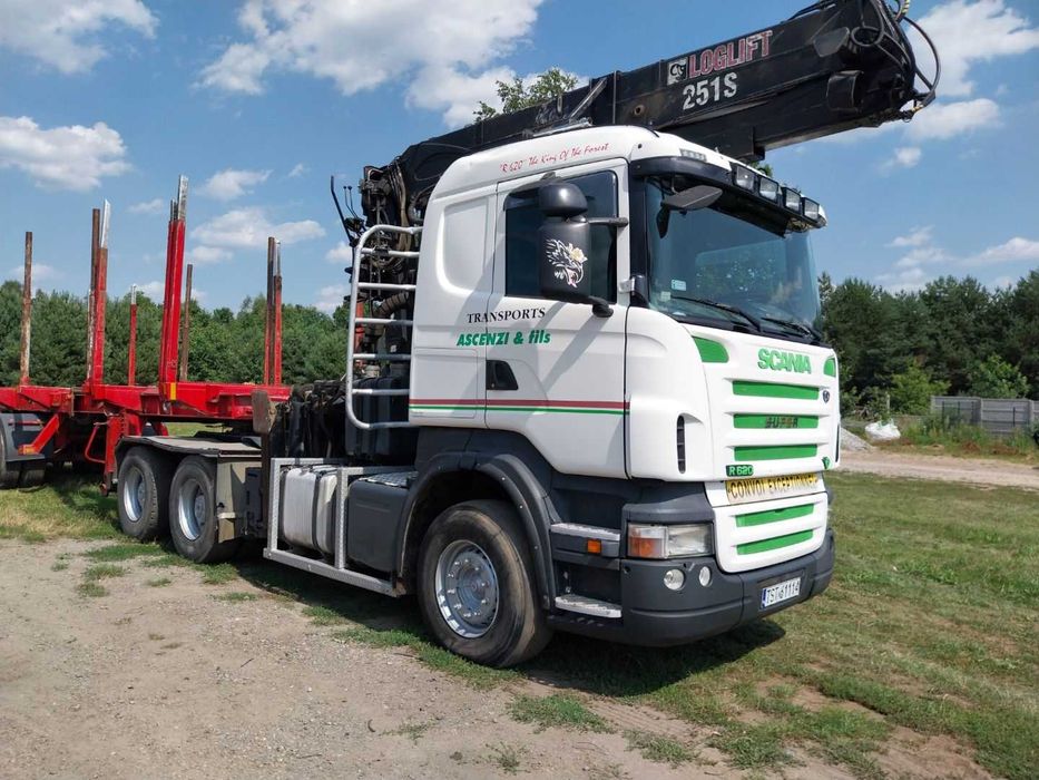 Sosna tartaczna transport