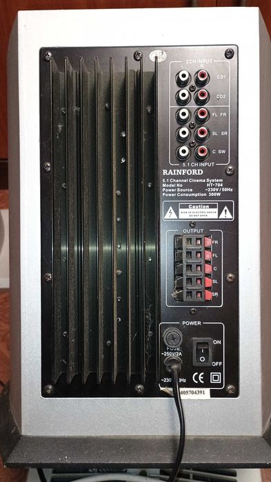 Rainford HT-704. Акустика. Колонки  5.1. Рабочие. 4000грн.
