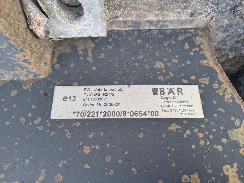 Winda Bar Cargolift