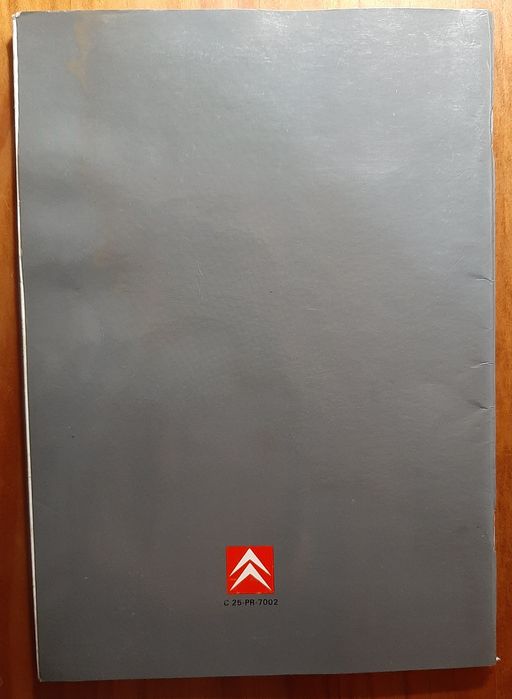 Manual de instruções - Citroen C 25