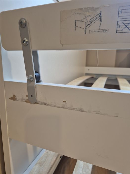 Rama łóżka Ikea SLAKT