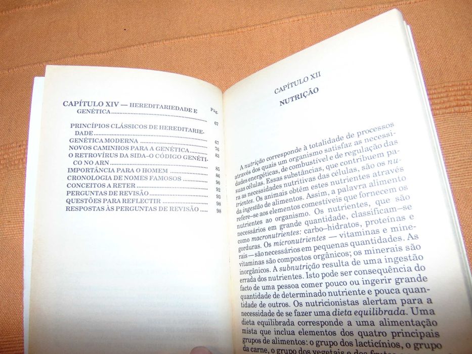 Biologia - Nutrição, doenças e hereditariedade