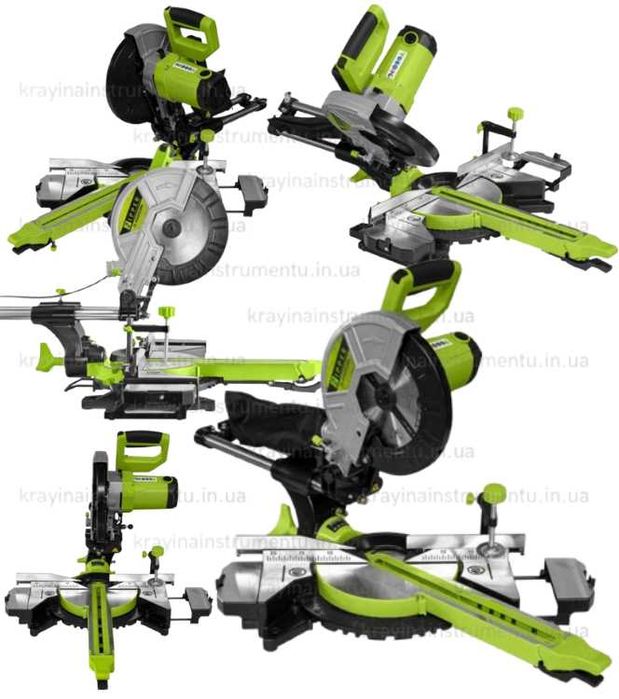 Торцювальна пила ZIPPER (2000 Вт, диск 255 мм, 4500 об/хв)