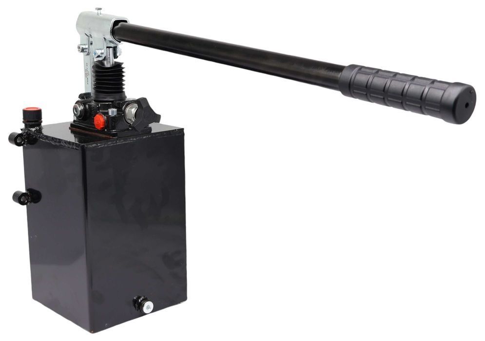 POMPA HYDRAULICZNA Ręczna Jednostronna 25cm3 PRB + Zbiornik 7L [4367]