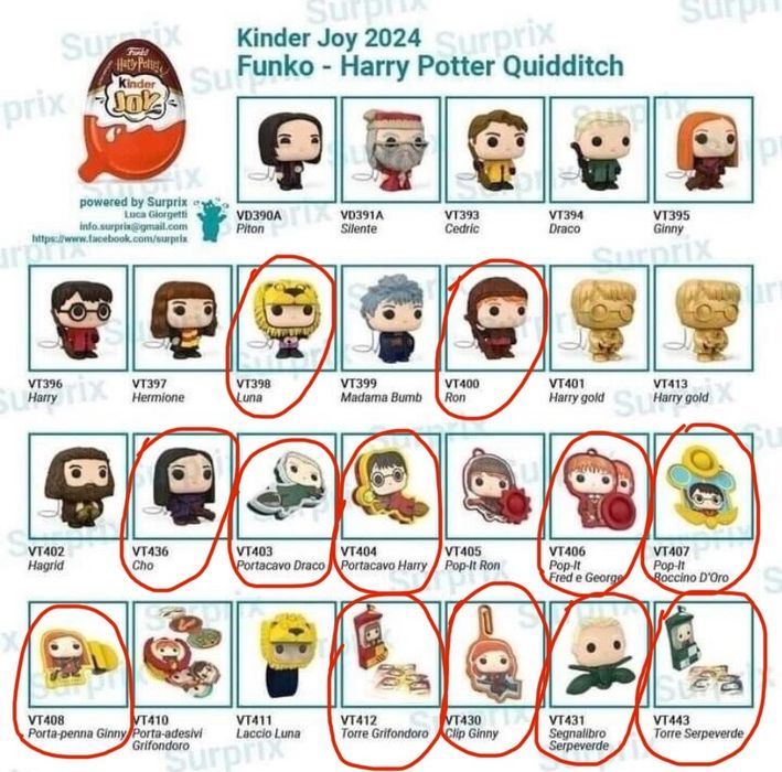 Figurka Ron Weasley z kolekcji Harry Potter Quidditch z Kinder Joy