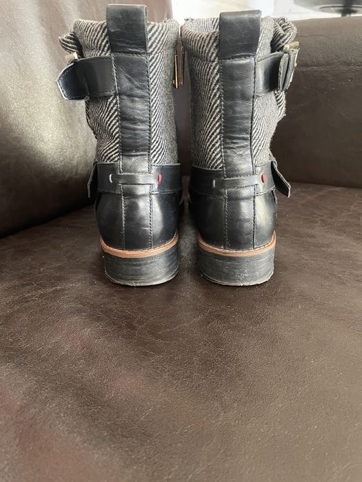 Tommy Hilfiger botki 25 cm skórzane kozaki krótkie 8 39
