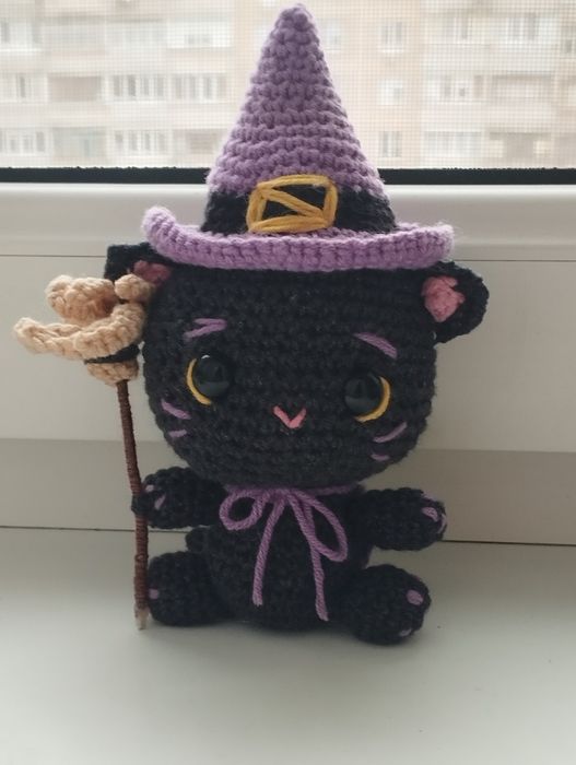 М'яка Іграшка В'язане Кошеня