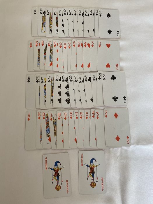 Cartas de jogar com Galo de Barcelos Portugal