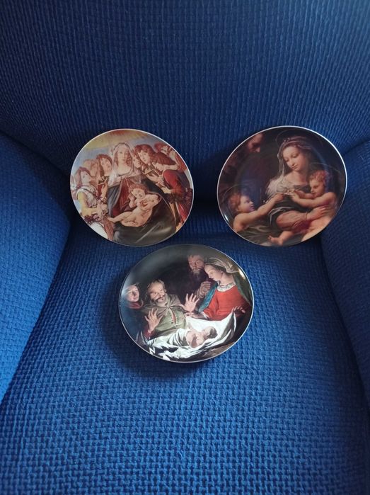 Pratos de natal Vista Alegre (conjunto de 3)