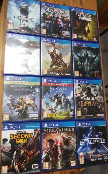 GRY na PlayStation 4 - 60 zł / sztuka - PS4