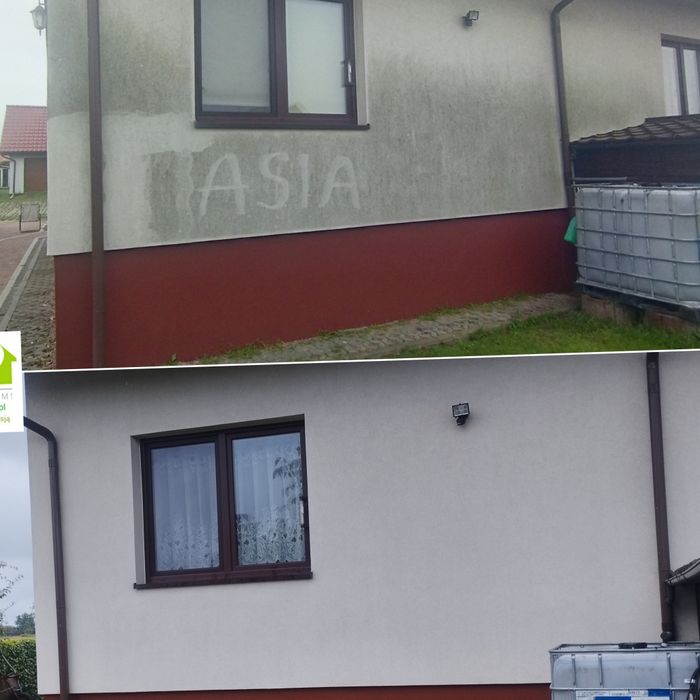Mycie, czyszczenie elewacji, kostki, dachu. Wycena GRATIS