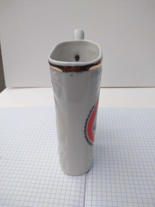 Фарфор МХПШ им.Н.В.Гоголя поилка бюветница.СССР 60-е