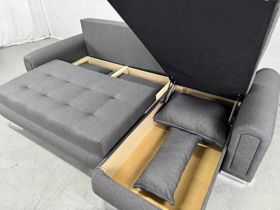 Narożnik Nordi z funkcją spania, nowoczesny funkcjonalny, hit 2025