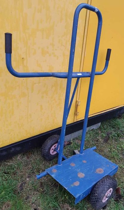 Wózek platformowy transportowy do transportu płyt paneli/ koła gumowe