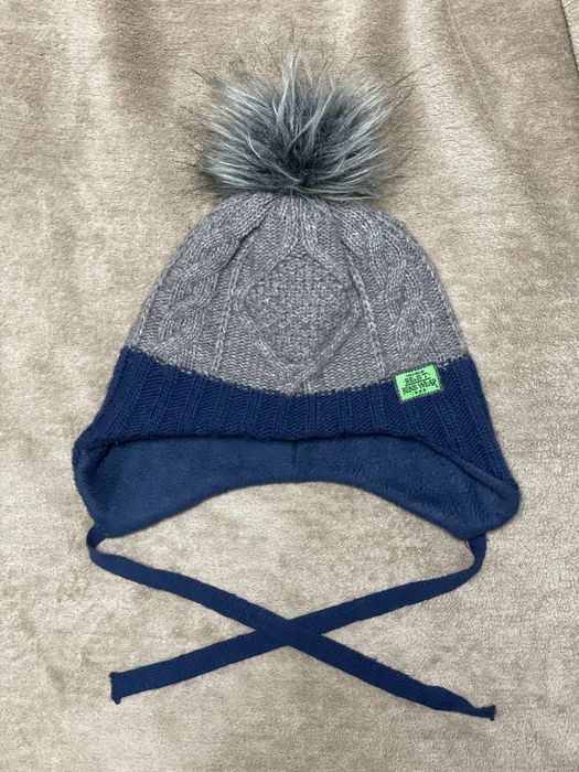 Зимова шерстяна шапка для хлопчика