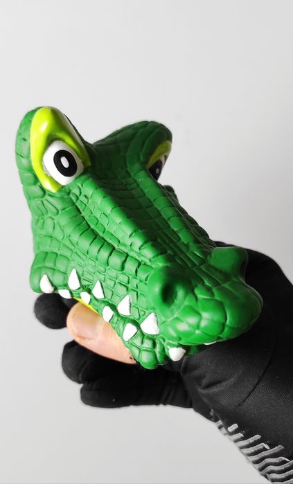 Klakson rowerowy Dzwonek na Rower XLC DD-H03 89g Krokodyl jak Nowy