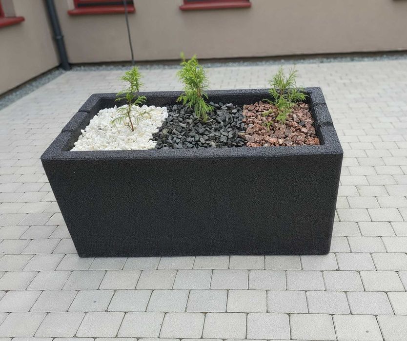 Donica ogrodowa betonowa 100x50x50 cm