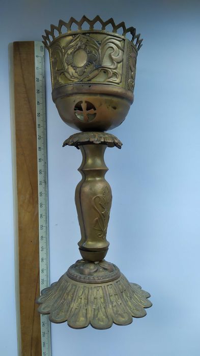 Лампадка латунна