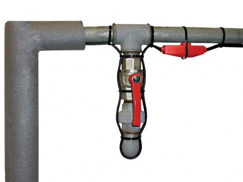 KABEL GRZEWCZY 6m przewód grzejny z Termostatem do ZABEZPIECZENIA RUR