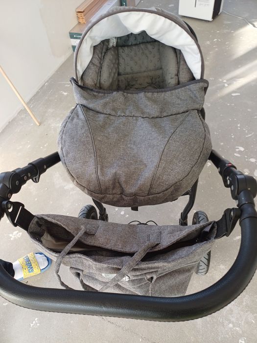 Wozek 3w1 szary kolor