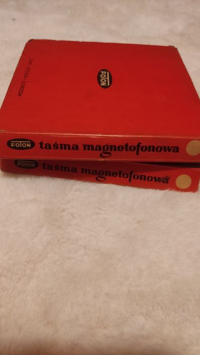 Taśma magnetofonowa z PRL foton 2 szt