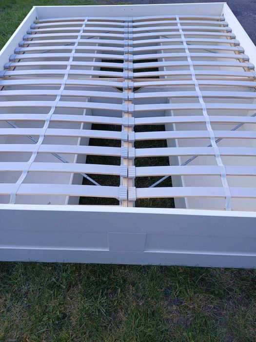 Łóżko sypialniane białe Ikea 160x200