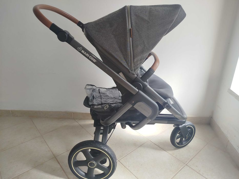Carrinho Nova 3 + alcofa Jade MaxiCosi