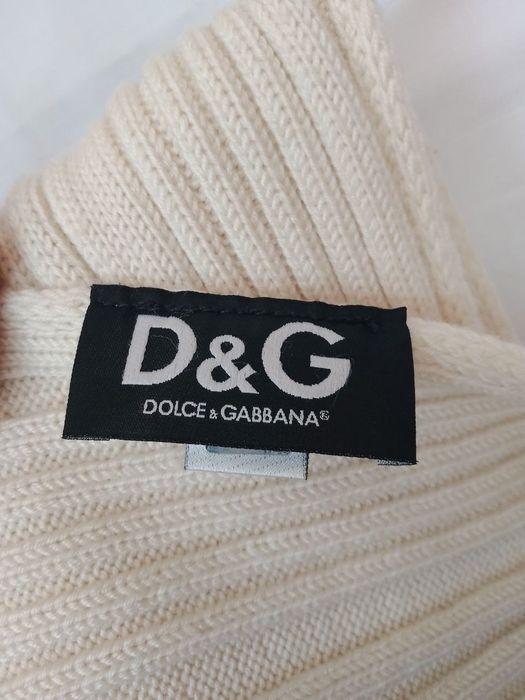 Шарф D&G(Dolce &Gabbana)молочний колір
