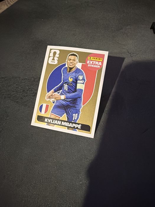Vendo kylian Mbappe extra sticker Ouro