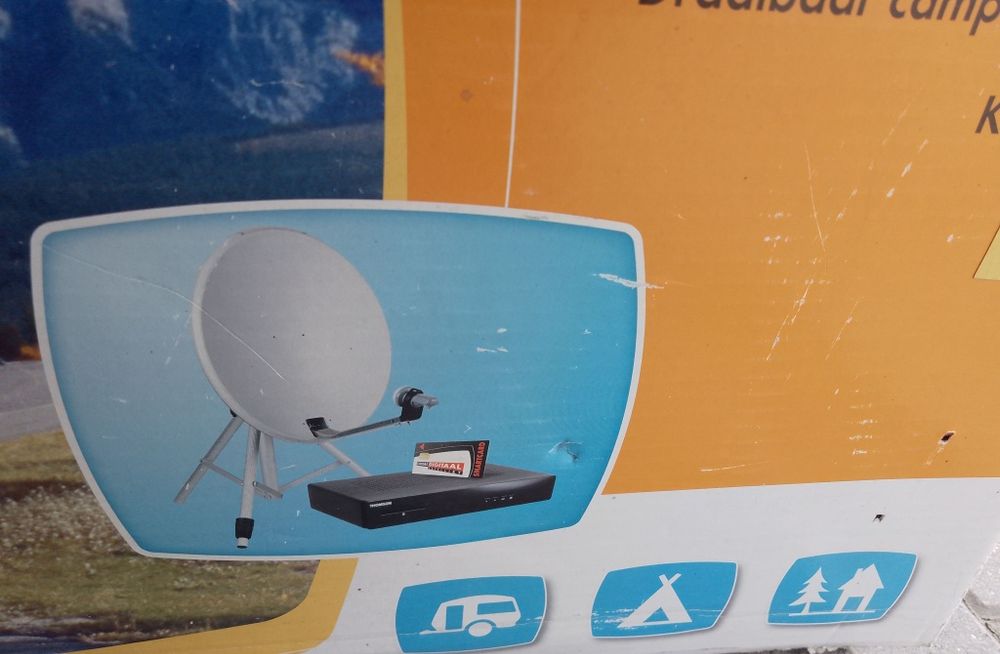 Zestaw Thompson tv sat do camper,przyczepa ,camping.,na działkę