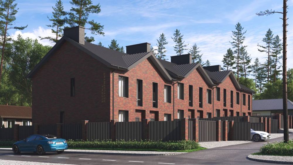 Новий проект таунхаусів біля парку Мами. Окремі передні двори, газ!