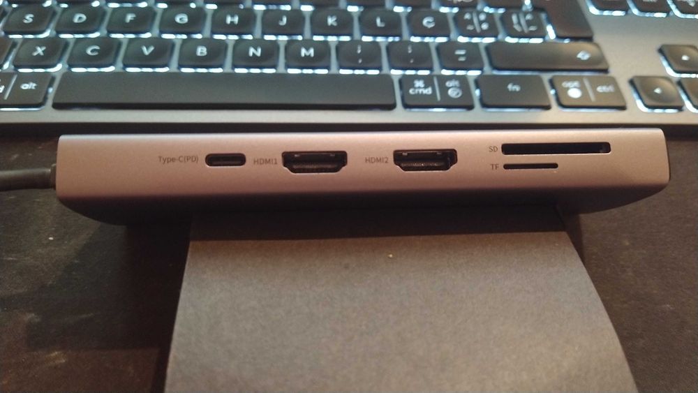 Docking USB-C Dual Monitor 4k USB3 Ethernet Baseus