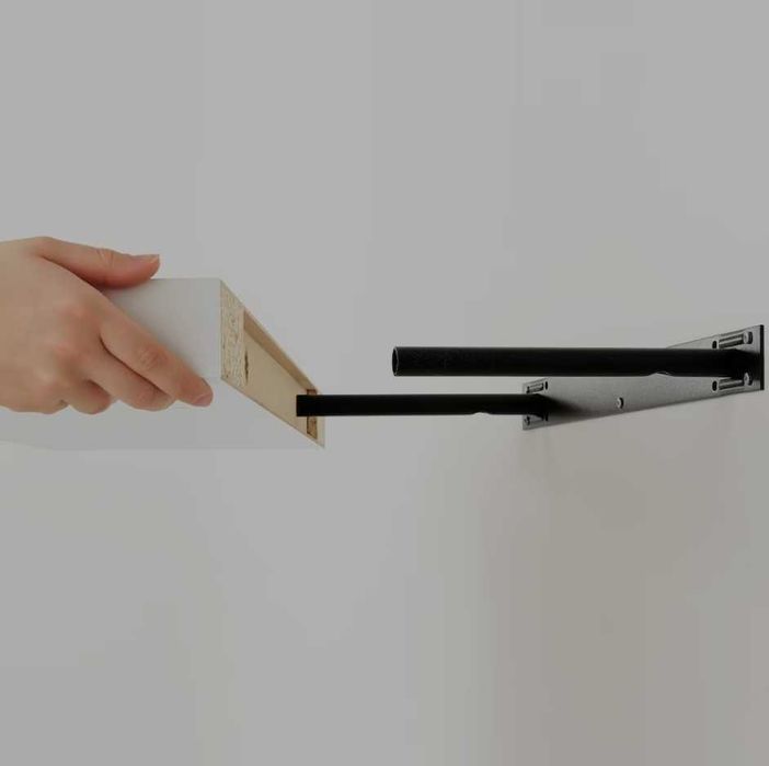 Estante de parede, branco, 110x26 cm