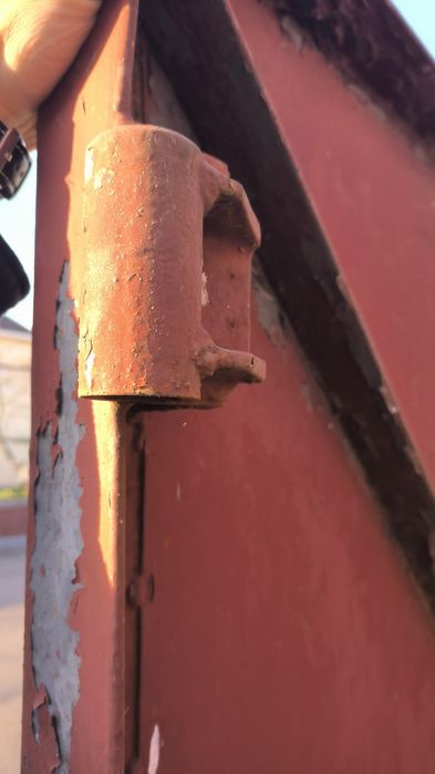 Ворота из металла, 2 половинки (уголок 60х60 см)