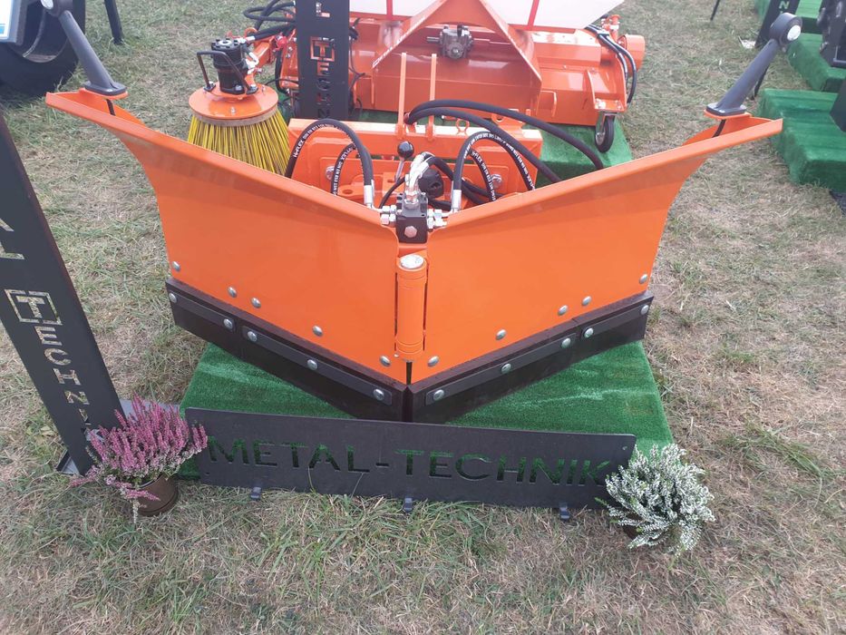 Mocny pług do śniegu do tura tuz strzałka Metal Technik dostawa Gratis