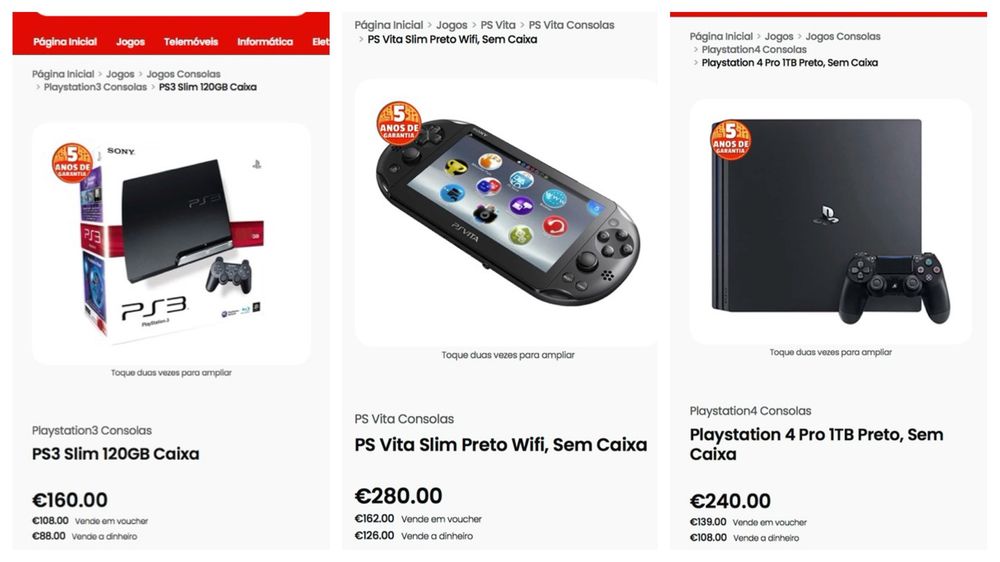 Pack Playstation PS4, PS3 e PSVita com jailbreak