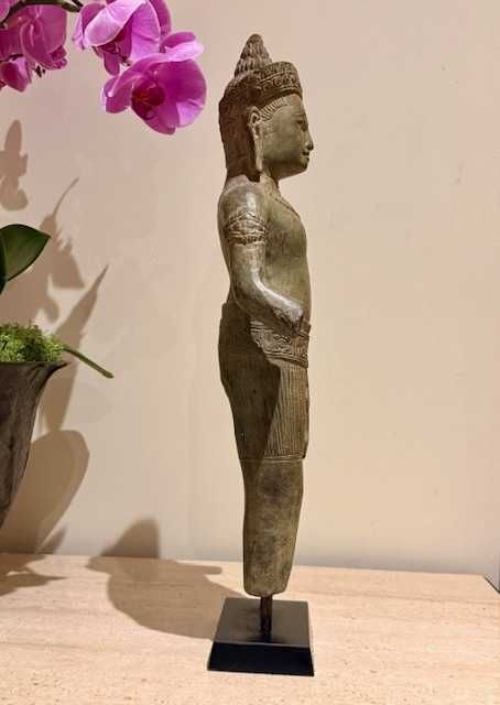 Estátua em Bronze estilo Império Khmer - Vishnu (1)