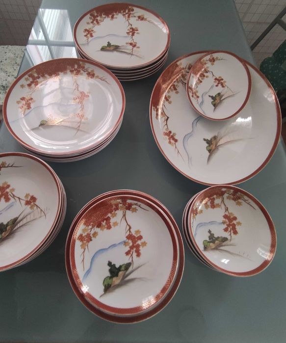Serviço de jantar japonês - Kutani