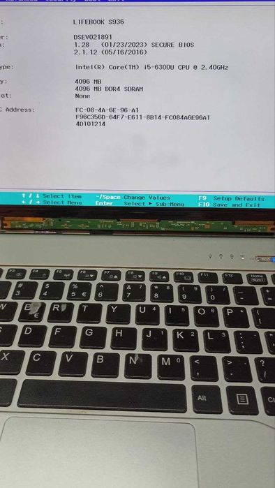 Разборка Fujitsu S935