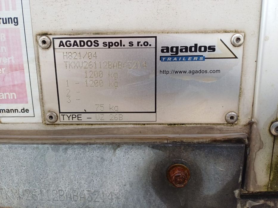 Reboque  Agados 1200kg