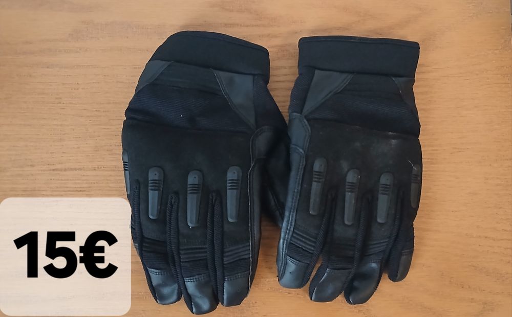 Luvas para praticar airsoft